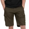 Fox Collection Green & Black Lightweight Cargo Fishing Shorts- Clothing
