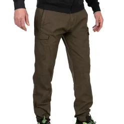 Fox Collection Green & Black Lightweight Cargo Fishing Trousers- Clothing
