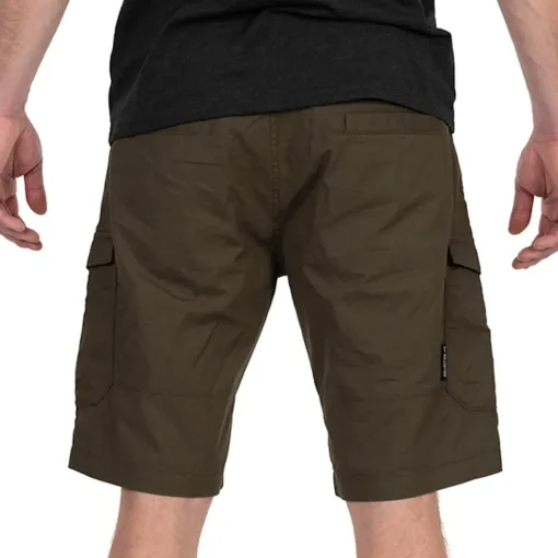 Fox Collection Green & Black Lightweight Cargo Fishing Shorts- Clothing