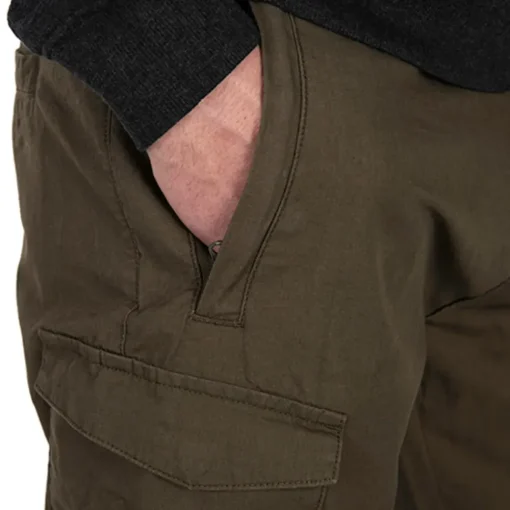 Fox Collection Green & Black Lightweight Cargo Fishing Trousers- Clothing