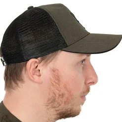Fox Collection Green & Black Trucker Fishing Cap- Clothing