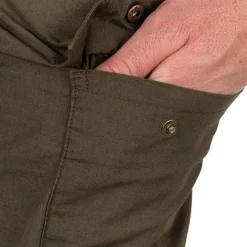 Fox Collection Green & Black Lightweight Cargo Fishing Shorts- Clothing