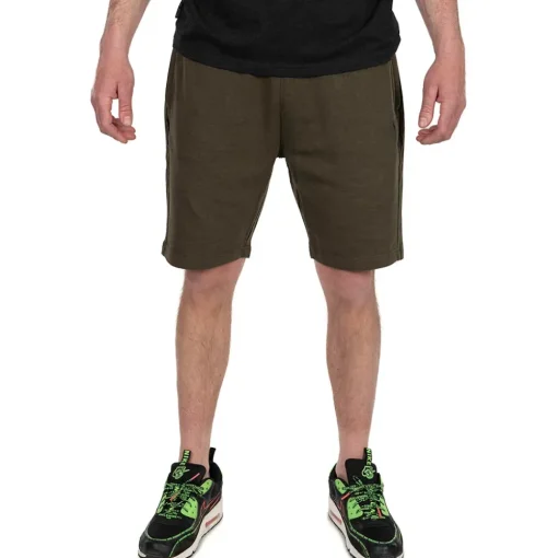 Fox Collection Green & Black Lightweight Fishing Jogger Shorts- Clothing