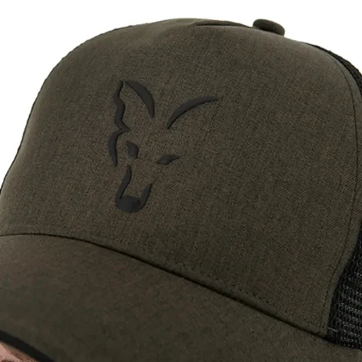 Fox Collection Green & Black Trucker Fishing Cap- Clothing