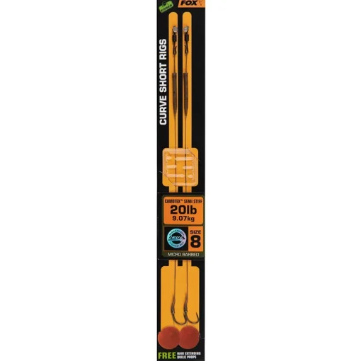 Fox Edges Curve Short Camotex Semi Stiff Rigs- Rigs