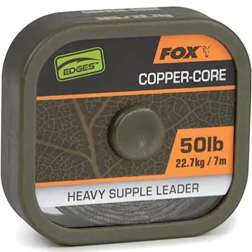 Fox Edges Naturals Copper-Core Leader 7m- Terminal Tackle