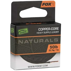 Fox Edges Naturals Copper-Core Leader 7m- Terminal Tackle