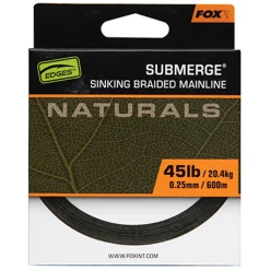 Fox Edges Naturals Submerge Fishing Braided Mainline- Line