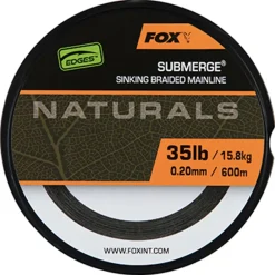 Fox Edges Naturals Submerge Fishing Braided Mainline- Line
