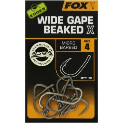Fox Edges Wide Gape Beaked X Micro Barbed Hooks