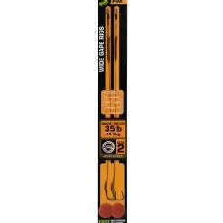 Fox Edges Wide Gape Camotex Semi Stiff Rigs- Rigs