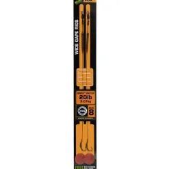 Fox Edges Wide Gape Camotex Semi Stiff Rigs- Rigs