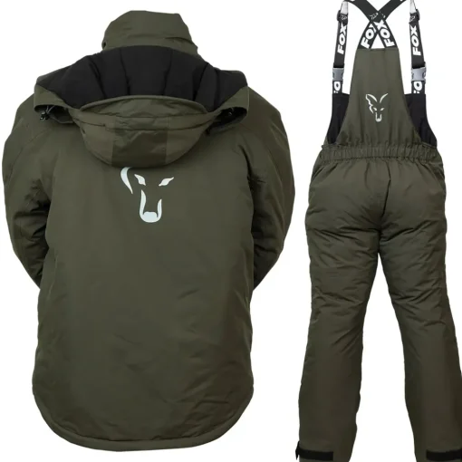 Fox Green & Silver Winter Fishing Suit