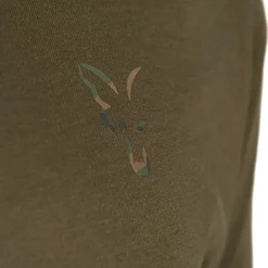 Fox Khaki Head Logo Fishing T-Shirt- Clothing