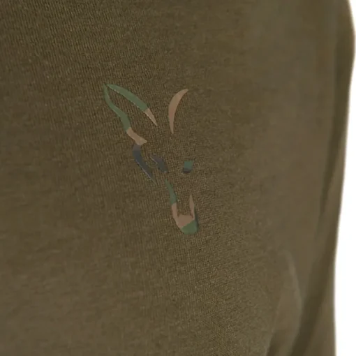 Fox Khaki Head Logo Fishing T-Shirt- Clothing