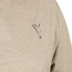 Fox Light Weight Khaki Large Print T-Shirt- Clothing
