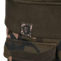 Fox Lightweight Khaki & Camo Split Zip Hoodie- Clothing