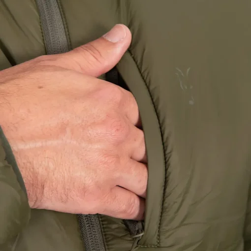Fox Olive Quilted 100 Jacket- Clothing