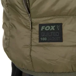 Fox Olive Quilted 100 Jacket- Clothing