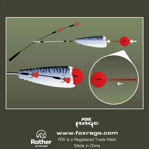 Fox Rage Predator Bait Poppers - Red