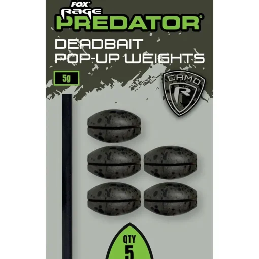 Fox Rage Predator Camo Deadbait Pop-Up Weights