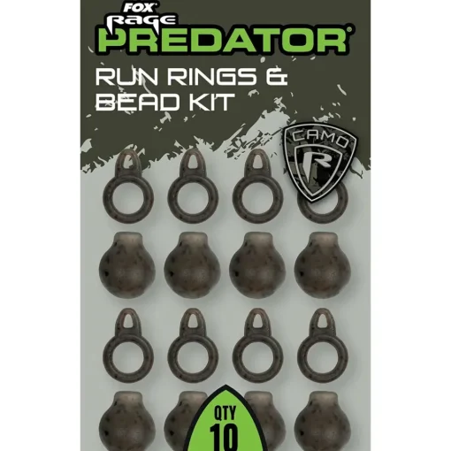 Fox Rage Predator Camo Run Rings & Bead Kit
