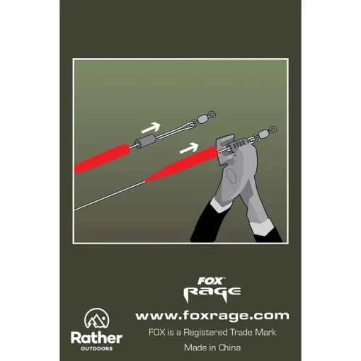 Fox Rage Predator Red Trace Crimp Covers