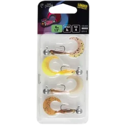 Fox Rage Ultra UV Micro Grub Tail Mixed Colour Loaded Fishing Lure Pack 3g
