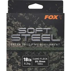 Fox Soft Steel Fleck Camo Mono 1000m- Line