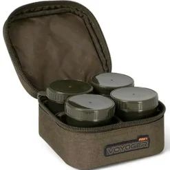 Fox Voyager 6 Pot Hookbait Case- Bait Making Equipment
