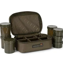 Fox Voyager 8 Pot Hookbait Case- Bait Making Equipment