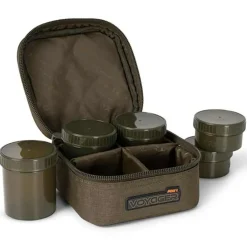 Fox Voyager 6 Pot Hookbait Case- Bait Making Equipment