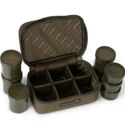 Fox Voyager 8 Pot Hookbait Case- Bait Making Equipment
