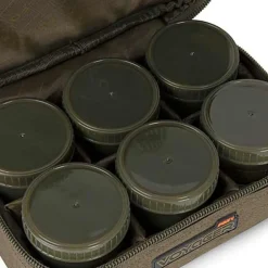 Fox Voyager 8 Pot Hookbait Case- Bait Making Equipment