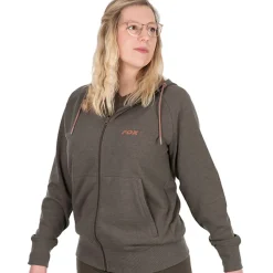 Fox Women's Clothing: Fishing Zipped Hoodie- Clothing