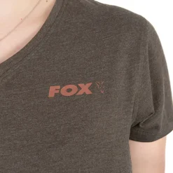 Fox Women's Fishing Clothing V Neck T-Shirt- Clothing