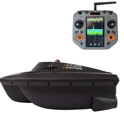 Future Carping V60 All In One Bait Boat - Black- Bait Boats