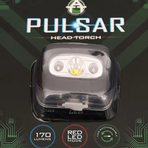 Gardner ATT Pulsar Rechargable Head Torch- Lighting