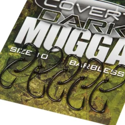 Gardner Covert Dark Mugga Hooks Barbless- Terminal Tackle
