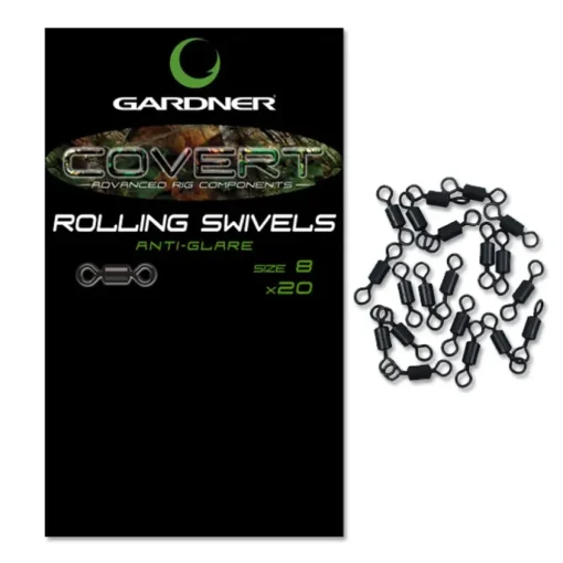 Gardner Covert Mini Rig Swivels Anti Glare- Terminal Tackle