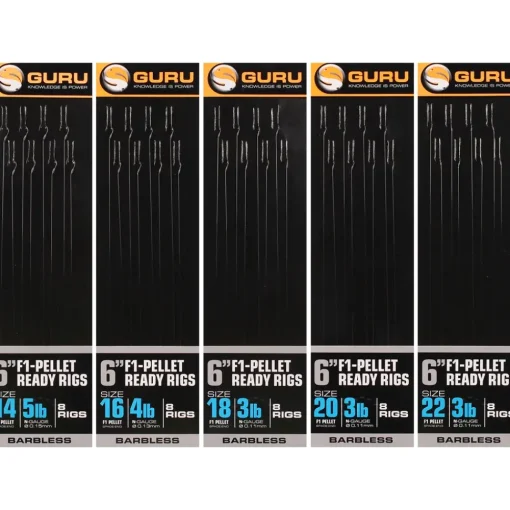 Guru F1 Pellet Pole Fishing Rig 6 Inch