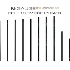 Guru N-Gauge Pro Zero 600 Pole 16m Pro F1 Pack