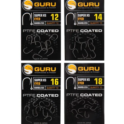 Guru Super XS Eyed Hooks Barbless