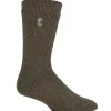 Heat Holders Heat Holder Olive Angling Outdoor Adult Socks- Clothing