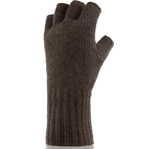 Heat Holders Forest Green Skala Fingerless Gloves - One Size