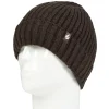 Heat Holders Forest Green Lawson Rib Turnover Hat - One Size- Clothing