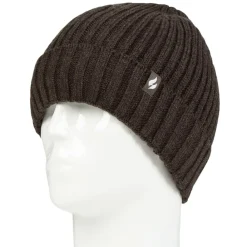 Heat Holders Forest Green Lawson Rib Turnover Hat - One Size- Clothing