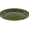 Highlander 25cm Flat Fishing Plate Olive- Cooking Equipment