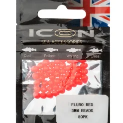 Icon Fluro Red Beads