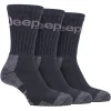 Jeep Luxury Terrain Boot Socks Black / Grey- Clothing